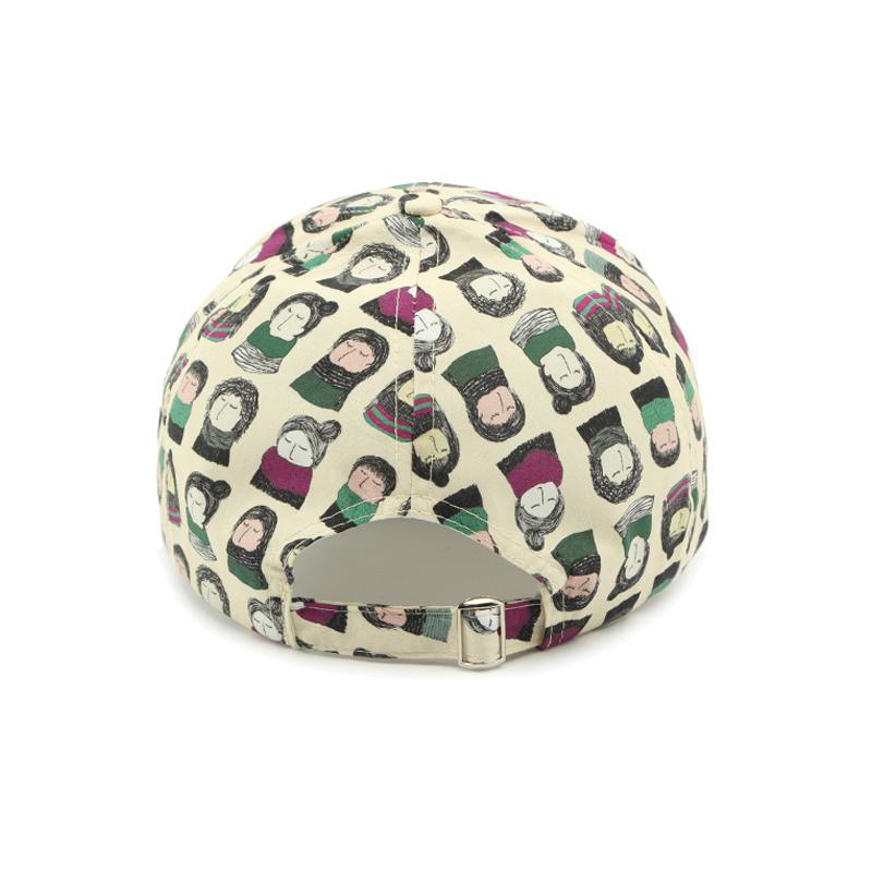 Spring Summer Baseball Cap Women's Sunscreen Sun Hat Cartoon Printed Cap Men's Hat