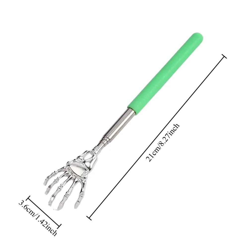 1pcs Ghost Hand Stainless Steel Scalable Old Man's Happy Scratcher No Need for People Back Scratcher Itching