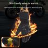 Windproof Full-Finger Motorcycle Gloves: Velvet-Lined, Non-Slip for Off-Road Riding In Winter/Autumn