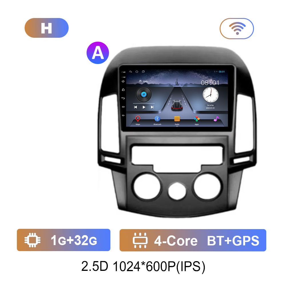Android OS Car Radio Multimedia Player for Hyundai I30 2006 - 2011 WiFi GPS Navigation DSP Stereo Split Screen BT Head Unit