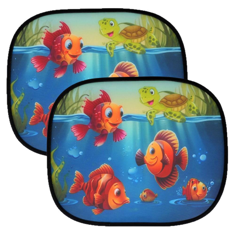 Cartoon Car Sunshade Windshield & Side Window Heat Insulation Curtain