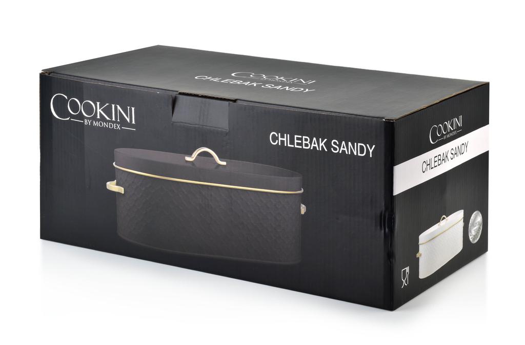 Sandy Black Chlebak 34X18X13 Cm Cookini