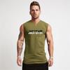 Muscular Men Men's Fitness Vest Men's Muscle Sleeveless Top Vest Bodybuilding Gym V-neck Sports Vest Solid Customization