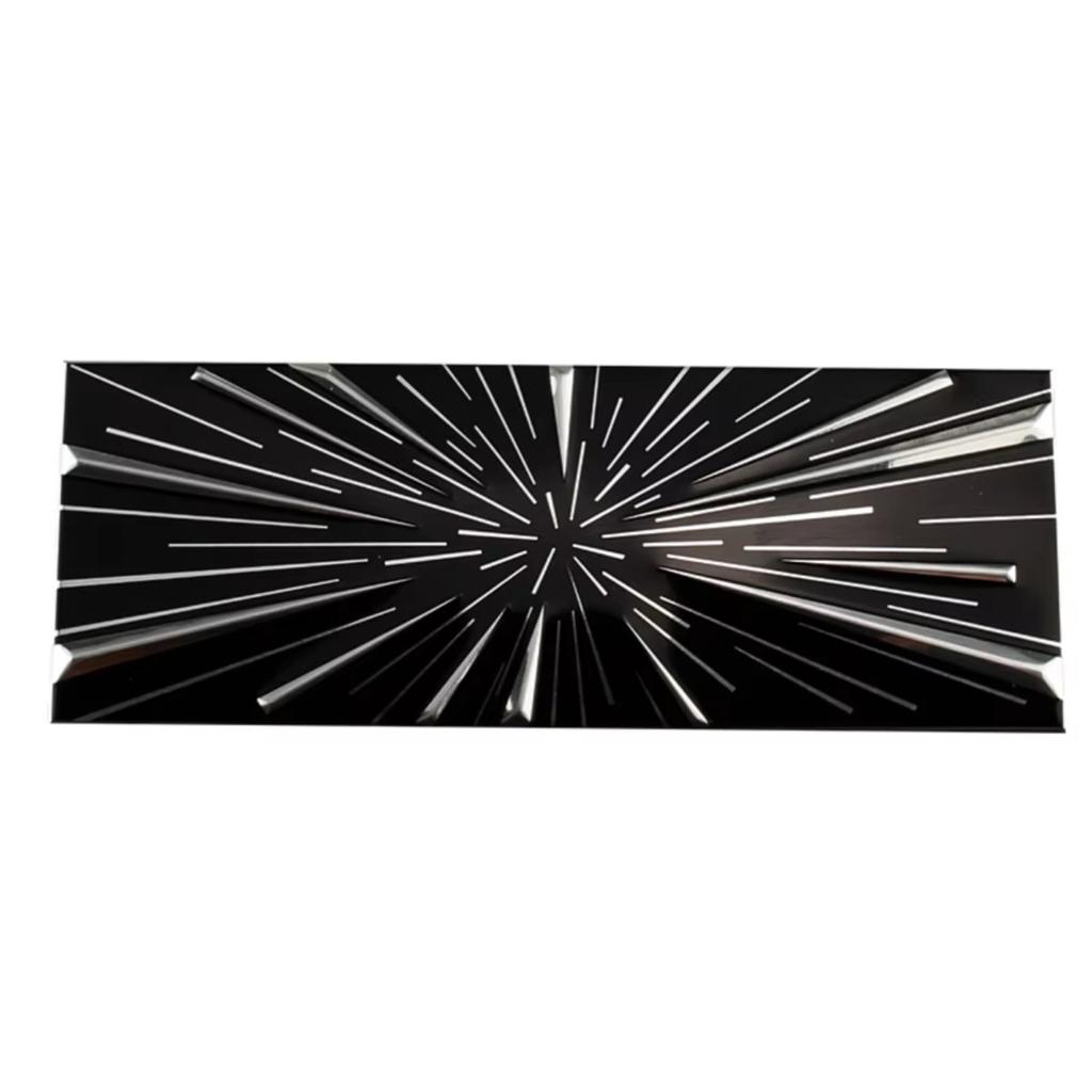 1Pc 3D Aluminum Highland Time Space Tunnel Logo Car Rear Trunk Badge Emblem Decals Sticker