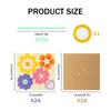Flower Bouquets Craft Kits Paper Bouquets Making Tool with Ribbon DIY Mothers Day Cards Helper Floral Bouquets Crafts Supply