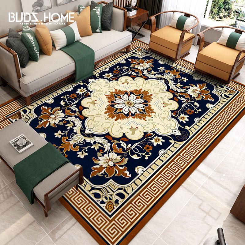 

Vintage Living Room Carpet Minimalist Sofa Coffee Table Mat Bedroom Bedside Carpet 80*160CM