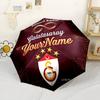 Galatasaray1 Customize Text Umbrella Automatic Umbrella Sturdy 8-Rib Shaft Durable Plastic Iron All-Season Umbrella for Travel Fashion Lovers