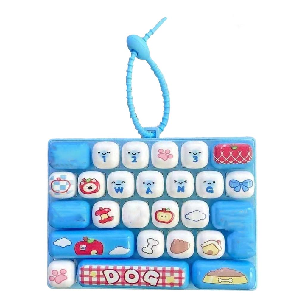 Spielzeug-Keyboard 26 Tasten Stressspielzeug für Kinder Schüler Taschenanhänger Zubehör