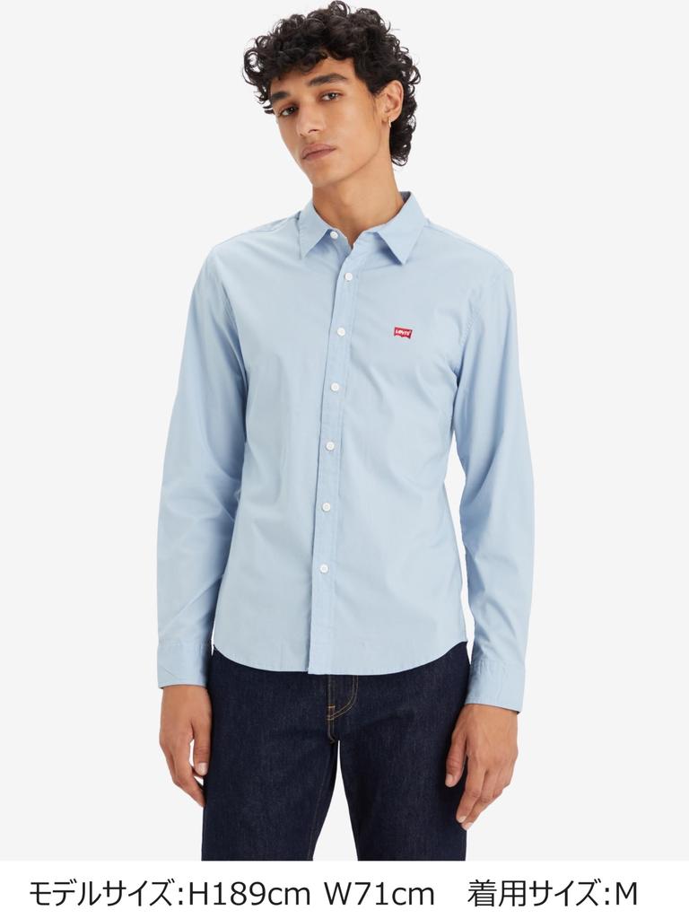Levi's BATTERY Logo Shirt Long Sleeve Men's A7226-0001 US S