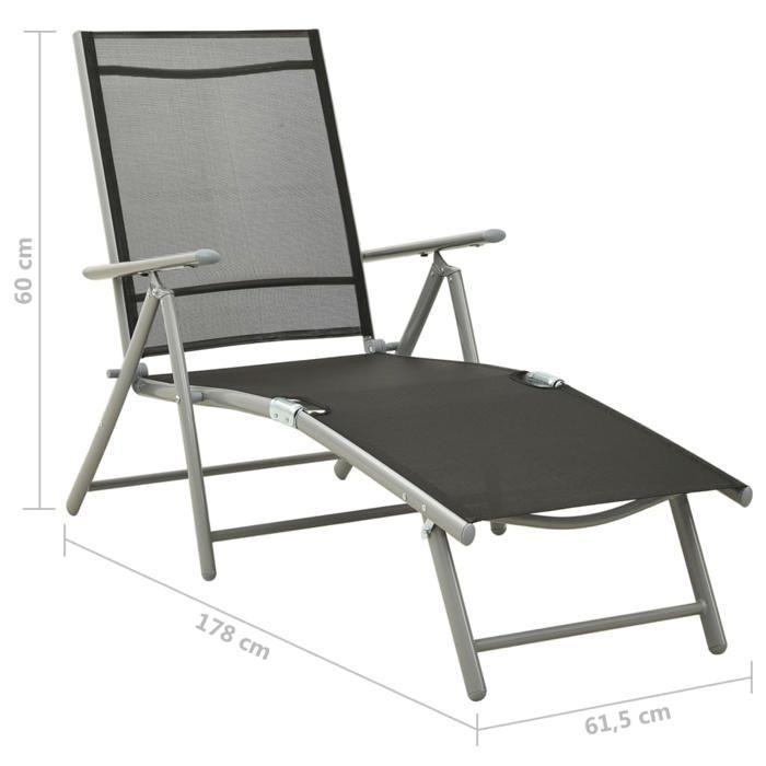 VidaXL Salon de Jardin 9 pcs Ensemble de Meubles de Terrasse Mobilier de Jardin Meubles d'Extérieur Mobilier de Patio Noir 3070644
