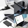 USB USB Expansion Hub with USB and USB Combo and 1 Hub 3.0 Hub, 3-Port 3.0 2.0 Hub, Compact, High-Speed, Lightweight, Portable, Compact, (Black)