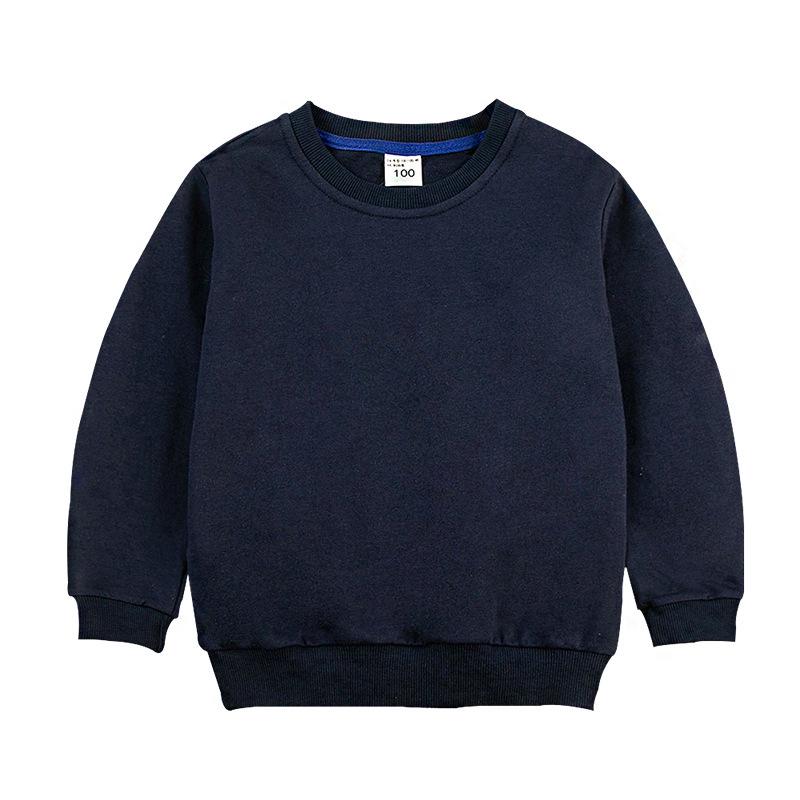 Children's Round Neck Long Sleeve Sweatshirt - Autumn/Winter Styles for Custom Pattern Designs