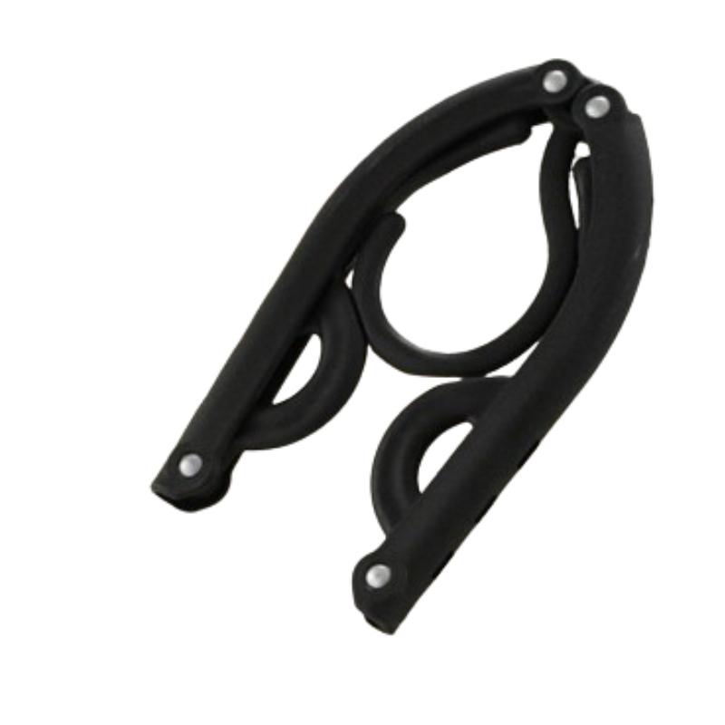 

Вешалка Складная Дорожная Легкая Пластиковая Вешалка для Одежды Портативная Однотонная чёрный