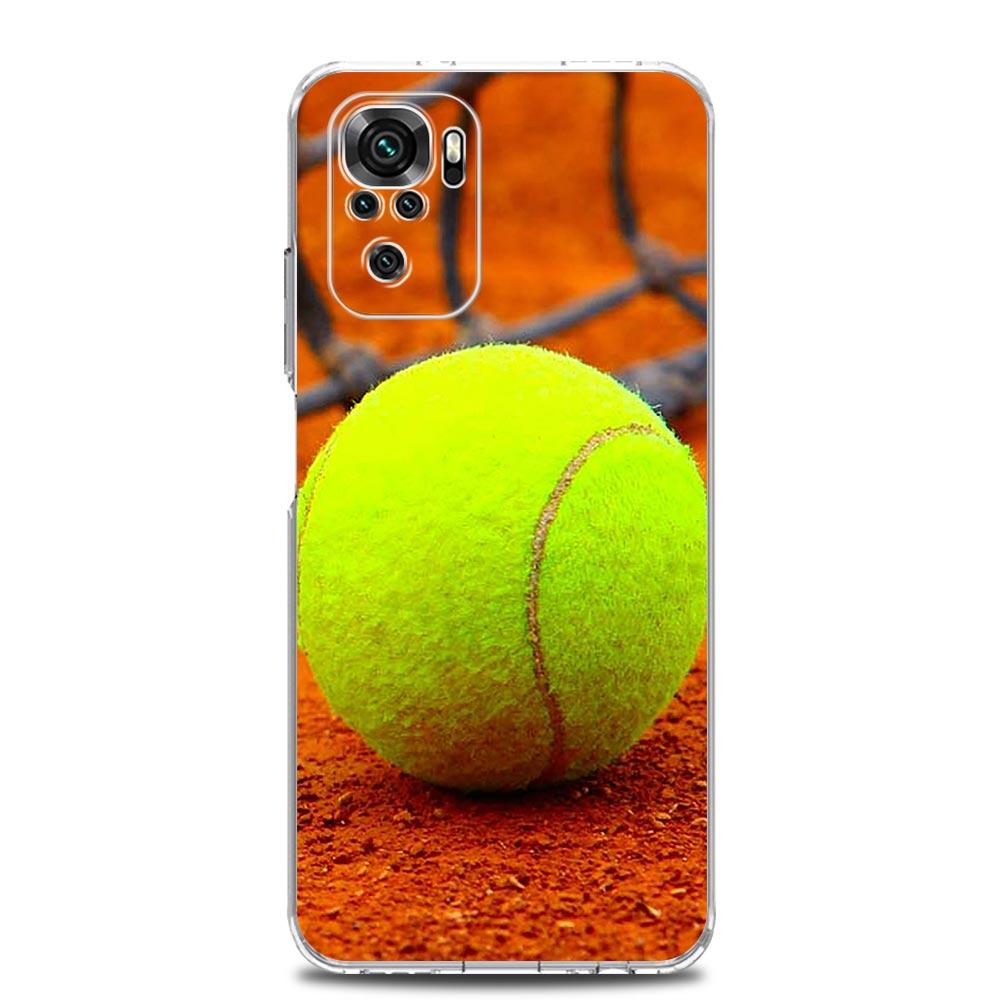 Tennis Ball Sport Phone Case For Xiaomi Redmi Note 13 12 5G 9S 9 8 10 11 Pro 4G 9T 13C 12C 10C 9C 9A 7 Clear Soft Silicone Cover
