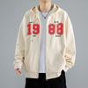 American Trendy Brand Men's Jacket Spring and Autumn 2026 New Sports Hooded Cardigan Sweater Boys Clothes Jacket