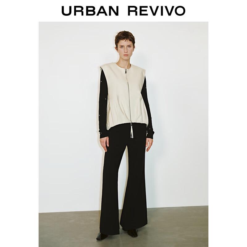 UR 2025 Spring Women's Casual Double-Zip Sleeveless Vest