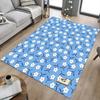 1PC Floral Pattern Non-Slip Floor Carpet, Suitable for Office, Bedroomand Playrooms. It Can Also Be Used As a Sofa Footrest cover-T38