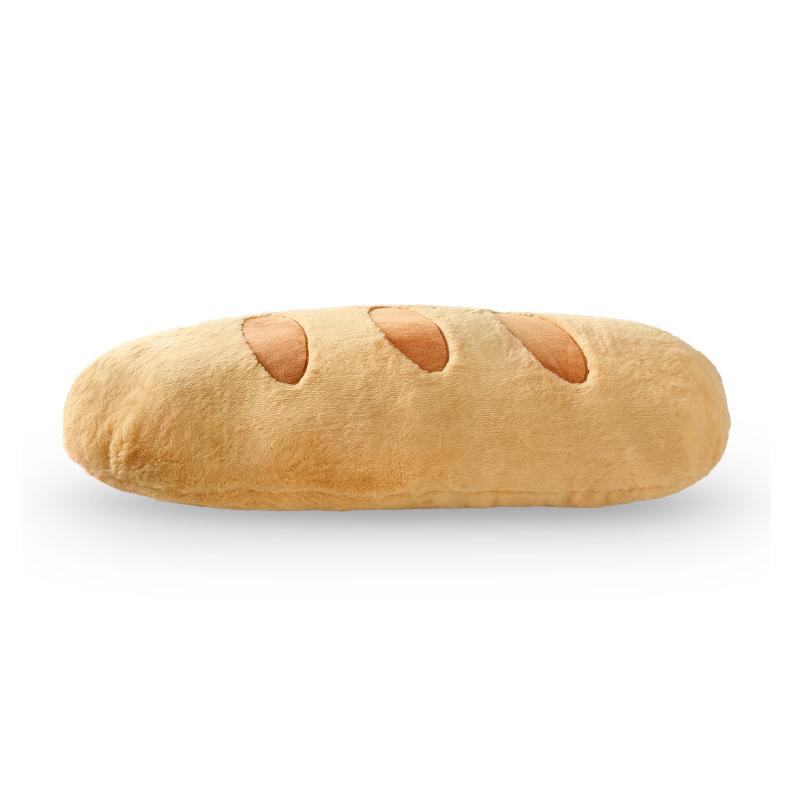 Cartoon Simulated Bread Doll Plush Toy Long Bread Baguette Sleeping Pillow for Girls On The Bed with Legs Clamped On The Pillow