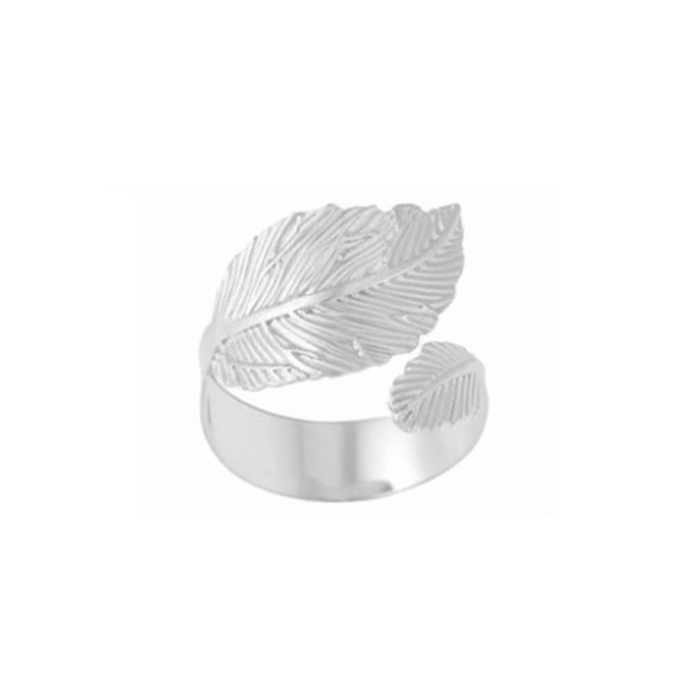 Metal Napkin Ring Buckles Gold Leaf Dinning Table Decoration  for Wedding Birthday Party