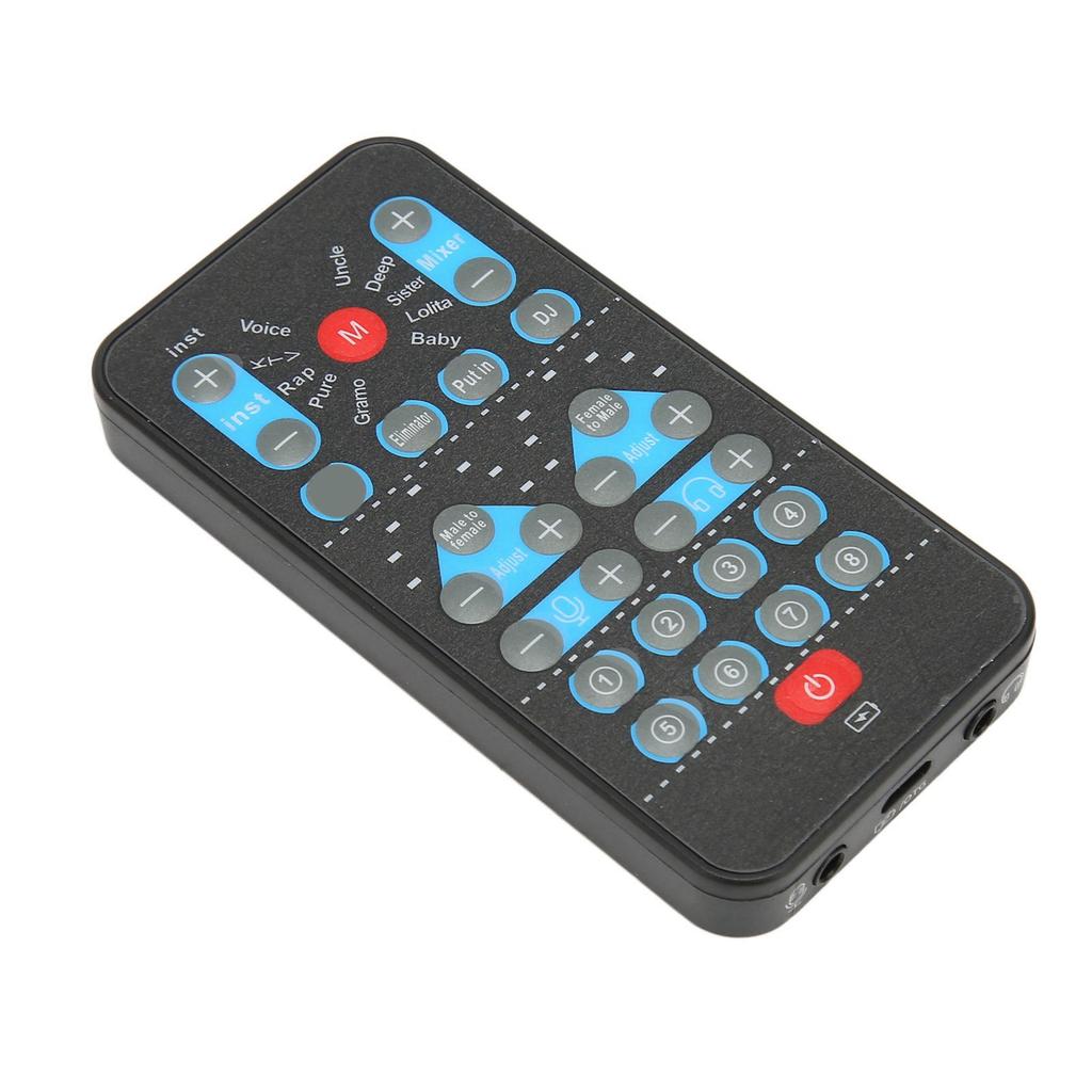 Mini Voice Changer Support Multi Languages Sound Card Voice Changer with 8 Sound Effects for Mobile 
