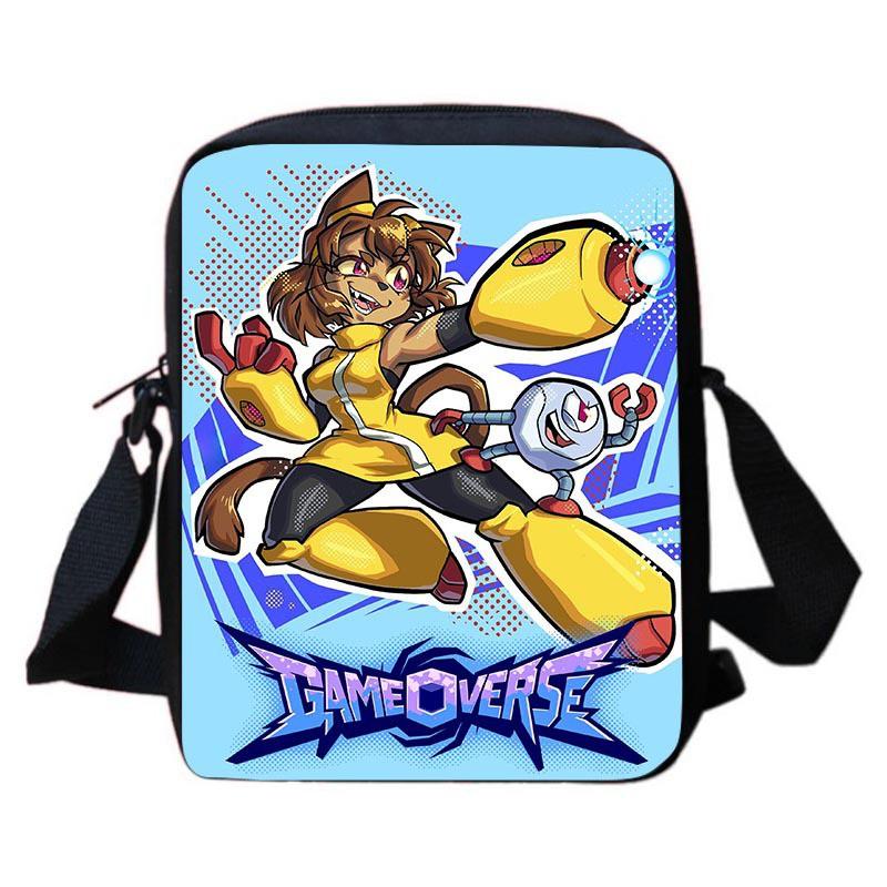 Kids Cartoon Crossbody Bag School Durable Oxford Fabric Shoulder With Fun Print Ages 6-12