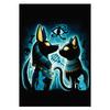 Cartoon Egyptian Mythology Anubis Bastet Print Poster Canvas Painting Modern Wall Art Picture For Living Room Bedroom Home Decor