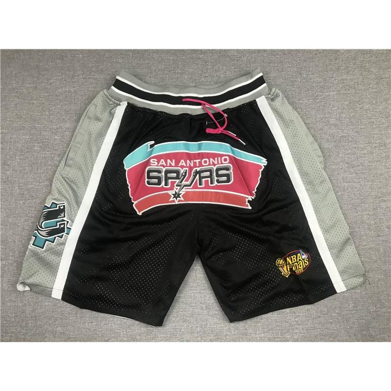 Just Don Retro Americano Mágico Pantalones Cortos Deportivos Bordados para Hombre Pantalones Cortos de Baloncesto High Street Pantalones Cortos del Equipo Lakers Pantalones Cortos de Cinco Puntos