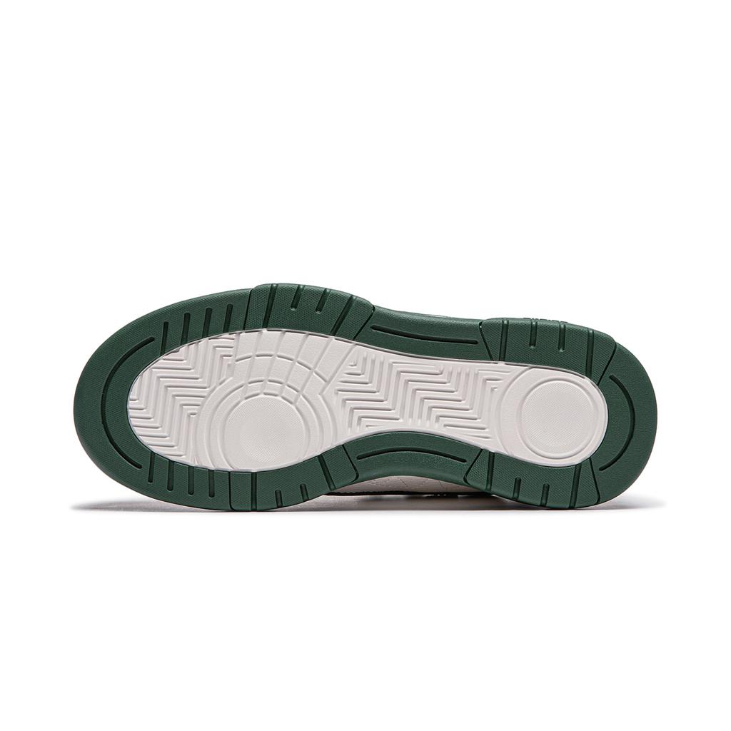 Li Ning Journey 2.0 Bouncy Shoes Thick Sole Height Increasing Cushioning Versatile Low Top Sneakers Men sneakers White Green AGCU091-2
