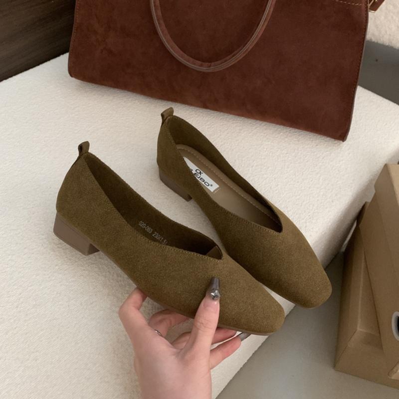 

Bailamos 2025 Spring New Brand Women Flats Round Toe Shallow Slip On Ladies Casual Ballet Shoes Soft Leather Eelgant Balle Shoes 35