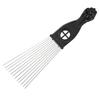 Metal Afro Comb African American Pick Comb Hair Brush Hairdressing Styling Tool Black Fist