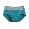 High Waisted Cotton Seamless Underwear Elastic Belly Tightening Underwear Women's Printed Briefs