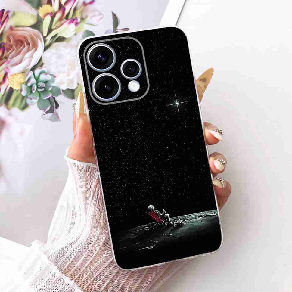 

Для Oppo Reno15 5G Чохол Барвиста Квітка М яка Силіконова Задня Кришка Для Oppo Reno15 Reno 15 5G CPH2825 Корпус Телефона Fundas Oppo Reno15 5G