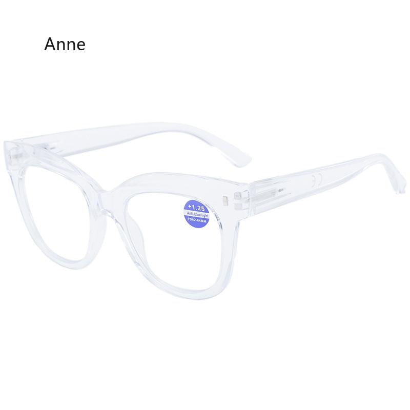 Anti Blue Light Reading Glasses for Women Men Jelly Wrapped Flower Square Presbyopia Eyeglasses Hyperopia Prescription Eyewear