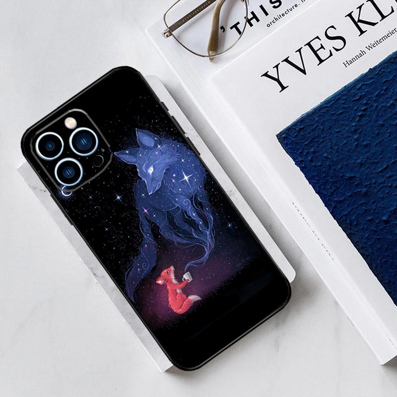 Watercolor Painting The Fox Case For iPhone 17 Air 15 14 11 16 Pro Max 12 13 Mini 15 16 Plus 16e Funda Silicone Cover