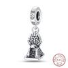 Charms Beads Copper Color Bow Cross Life Tree Fit Diy Original Bangle Bracelet Charm Pendant Jewelry