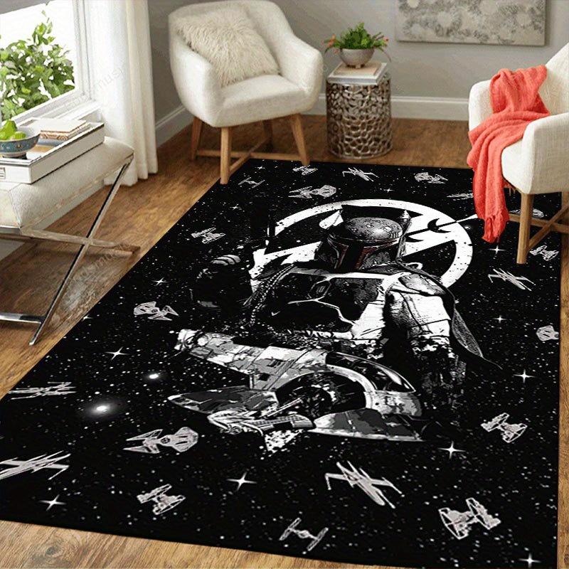 1pz Tappeto Disney Star Wars Modello Yoda Tappeto Area Tappeto Antiscivolo Lavabile a Mano Tappetino per Pavimento Adatto per Soggiorno Camera da Letto Arredamento Casa