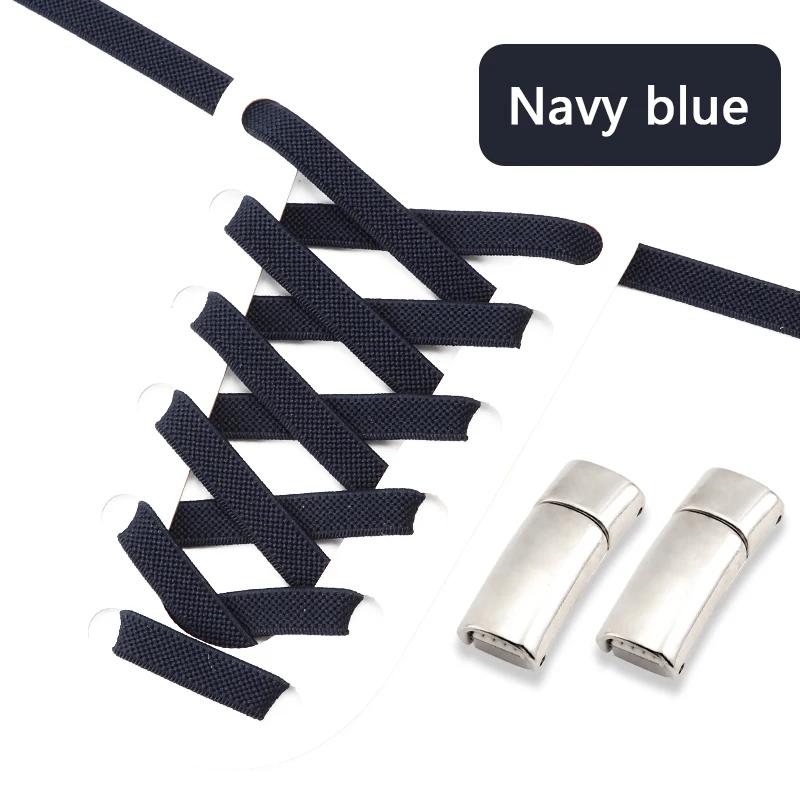 Magnetic Shoe Laces Clip Flat Elastic Stretch Laces No Tie Shoelaces Casual Sneakers Woman Men Children Shoelace Shoes Accesorie