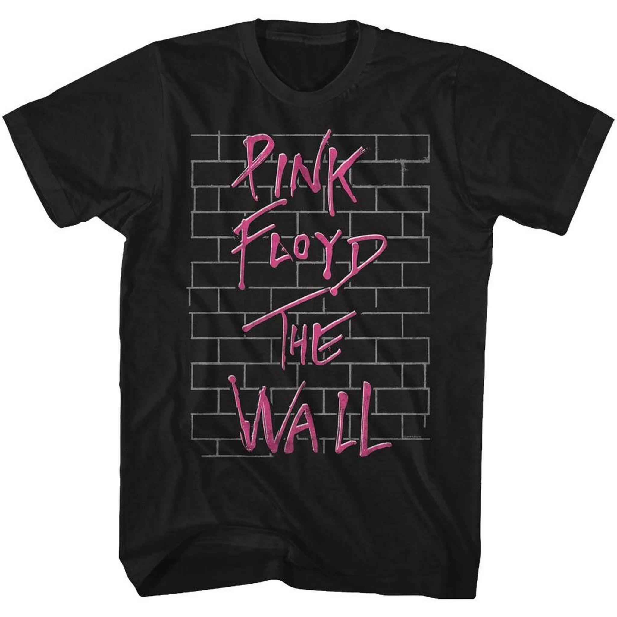 Pink Floyd Classic The Wall Black Adult TShirt Summer Mens and Womens Loose and Breathable Tshirt Top M