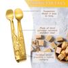 4PCS Ice Cube Clips Stainless Steel Lump Sugar Tongs Home BBQ Food Clip Party Bread Dessert Ice Clamp Bar Kitchen Serving Tools