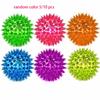 Großhandel Haustierspielzeug Ball Blinkend Und Stachelig Zufällige Farbe Tpr Material