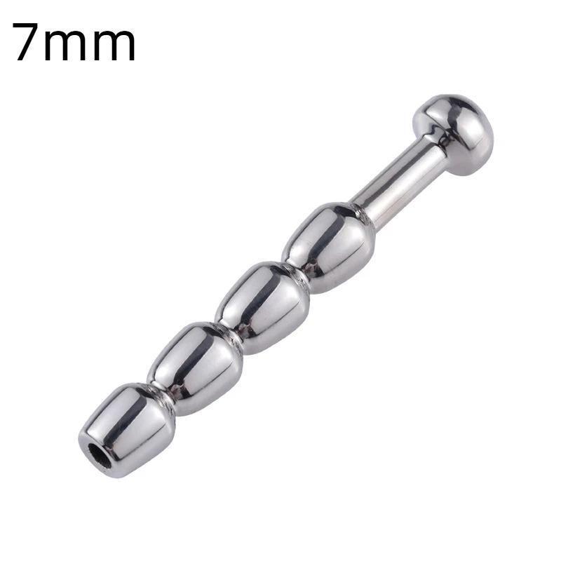 Urethral Dilatation Metal Catheters Anal Beads For Male Sex Toy Butt Plug 5/6/7/8/9/10/11Mm Penis Stimulation Horse Eye Stick