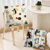 Pingu Cartoon Cute Pillow Case Sofa Living Room Bedroom Headboard Backrest Cushion Square Cushion Nap Time