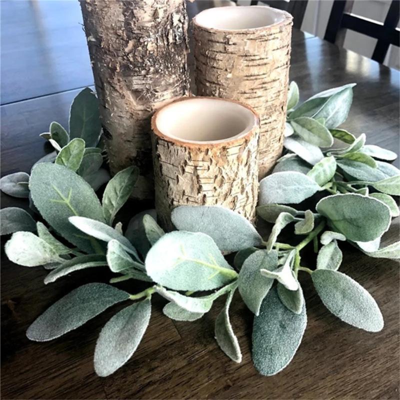 Artificial Vine Leaf Vine Greenery Garlands for Wedding Party Table Decorations DIY Leaf Wreath