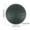 6 Inch 8 Notes Handpan Drum with Travel Bag and Mallets Hand Pan Drum Rain Chime for Entertainment  Yoga Zen Gifts