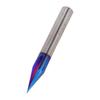 V Groove Engraving Router Bit 30 Degree 3 Flute 1 4in Shank Nano Coated Carbide for Carving
