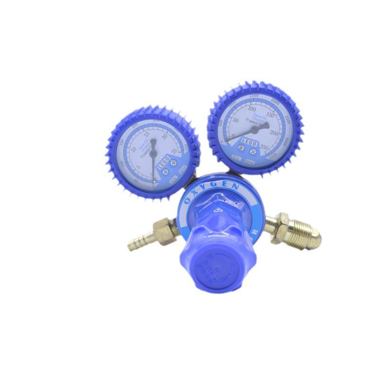 Shockproof Pressure Reducer Valve with Oxygen, Acetylene, and Propane Gauges