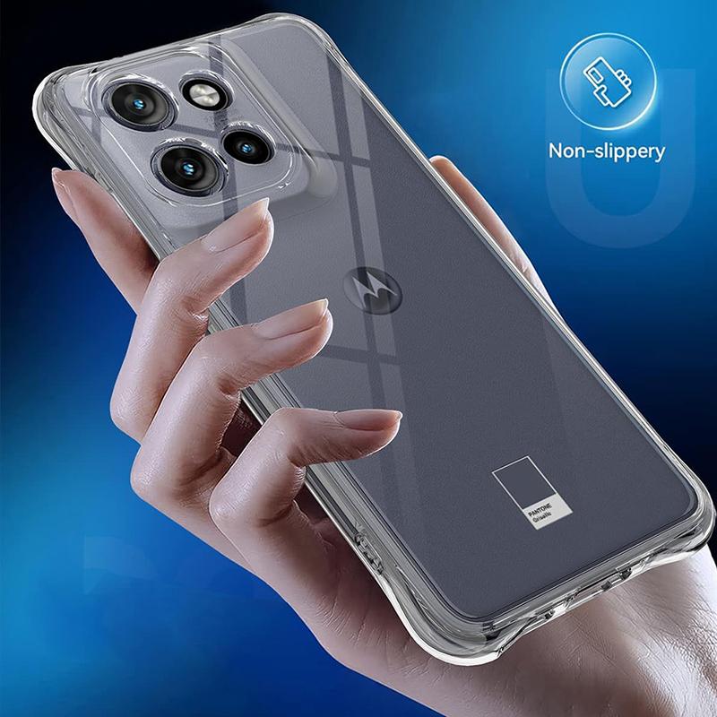 

Shockproof Silicone Soft Case For Motoral Edge 60 50 40 30 Pro NEO G85 G55 G35 G15 G84 G54 G14 G34 G53 G73 G Power Clear Cover Motorola Moto G14