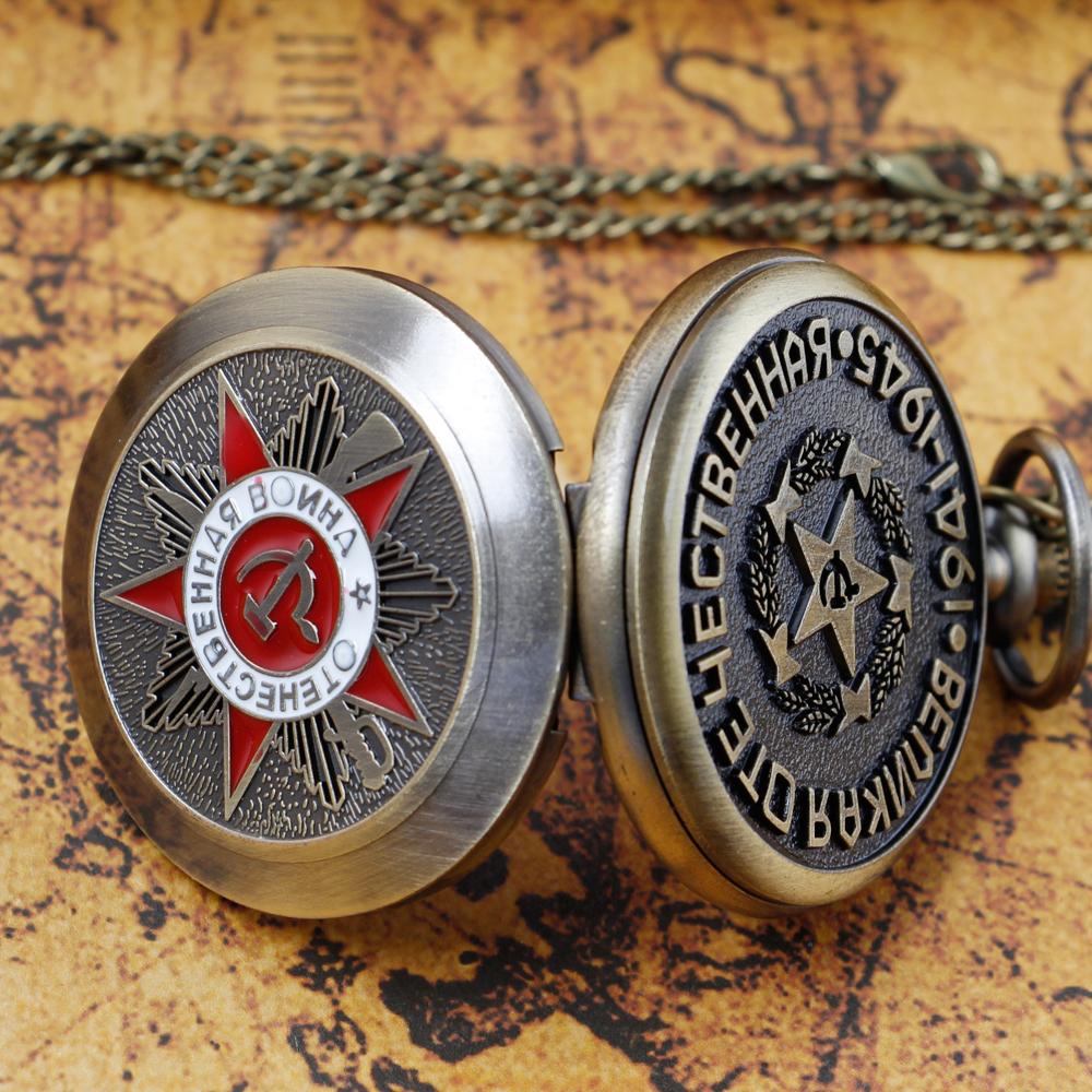 10pcs/lot Wholesale Carved Five-Pointed Star Pattern Dial Quartz Pocket Watch Necklace Pendant Gifts For Man with Fob Chain