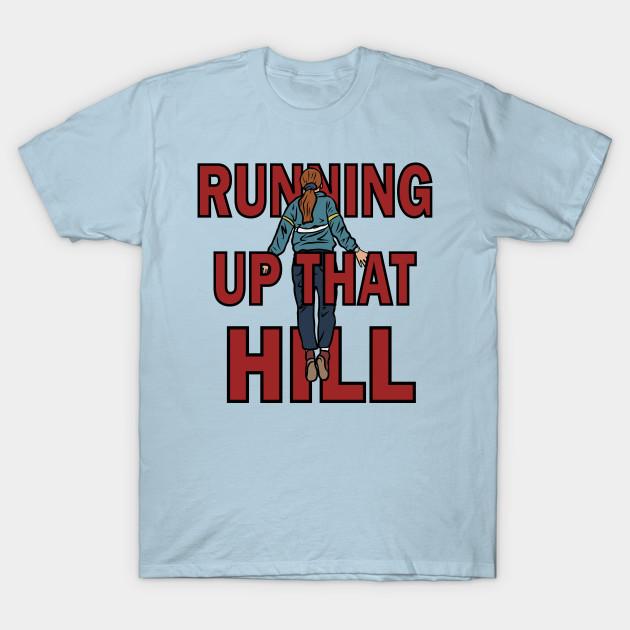 

Men Black Print T-shirt Max Running Up That Hill No-Cut Transfer Paper Print Cotton Tshirt 4XL светло-синий