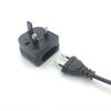 EU 2 Pin Plug To UK 3 Pin Plug Adapter With 5A Fuse UK British Electrical Travel Adapter Converter Socket AC Power Cord Outlet